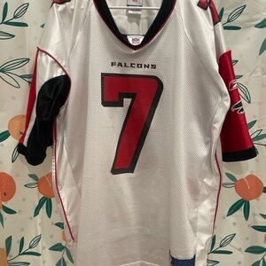 Reebok White and Red Falcons Jersey